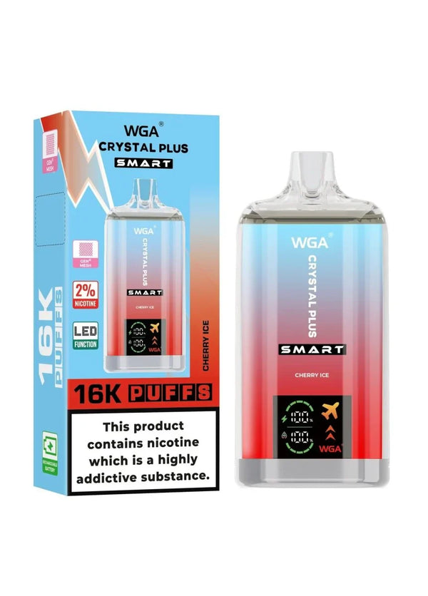 WGA Crystal Plus Smart 16000+ Puffs Vape Kit - Box of 10