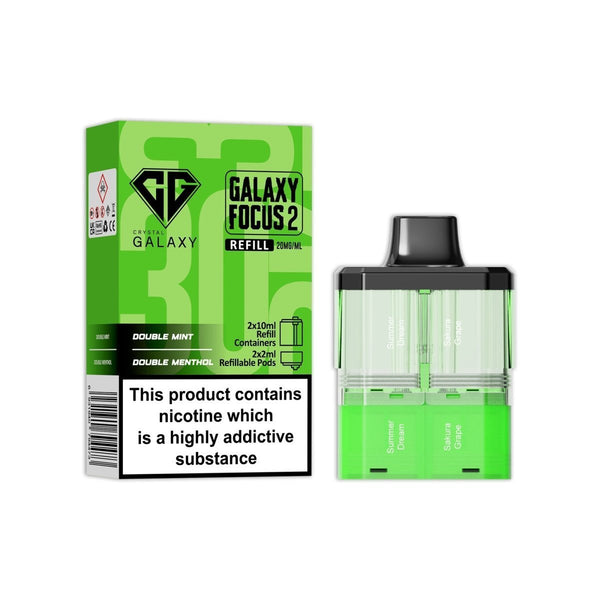 Crystal Galaxy Focus 2 Replacement Pods Pack of 5 - Summer Dream / Sakura Grape - vapeukwholesale