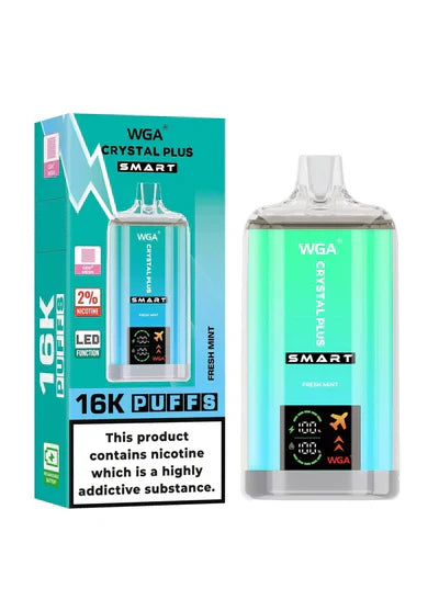 WGA Crystal Plus Smart 16000+ Puffs Vape Kit - Box of 10