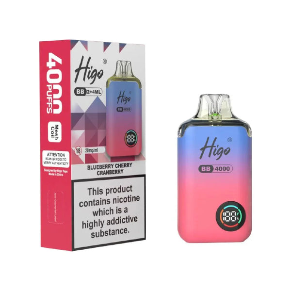 Higo BB4000 Prefilled Vape Pack of 10 - Wholesale Price !
