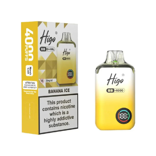 Higo BB4000 Prefilled Vape Pack of 10 - Wholesale Price !