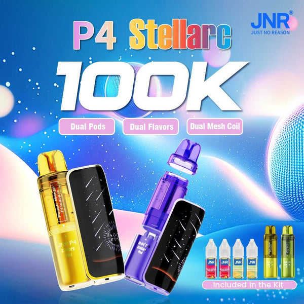 JNR P4 Stellarc 100K Refillable Vape Kit Pack of 3 - Wholesale Price !