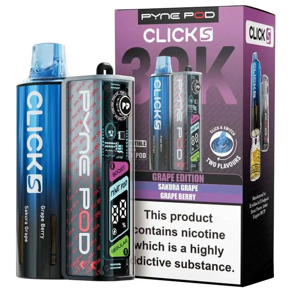 Pyne Pod Click S 30K Pod Vape Kit Pack of 5 - option1