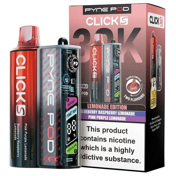 Pyne Pod Click S 30K Pod Vape Kit Pack of 5 - option1
