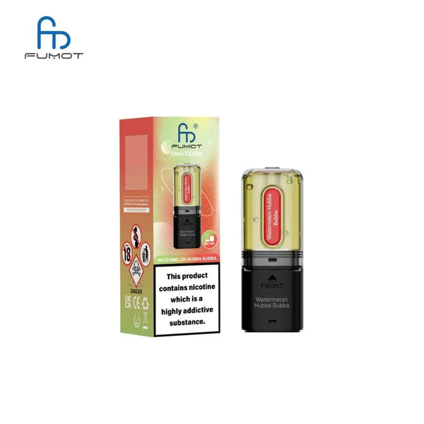 RandM Fumot T32000 Ultra Replacement Pods Box of 5 - Watermelon Hubbla Bubbla - vapeukwholesale