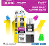 The Bling 10k Pro Max Replacement Pods (BOX OF 5) - Blue Razz Gummy Bear - vapeukwholesale