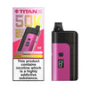 Titan X 50K Prefilled Pod Kit Box of 5 - Pink Burst/Rainbow Burst - vapeukwholesale