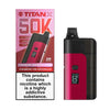 Titan X 50K Prefilled Pod Kit Box of 5 - Strawberry Kiwi Watermelon/Strawberry Raspberry Cherry - vapeukwholesale
