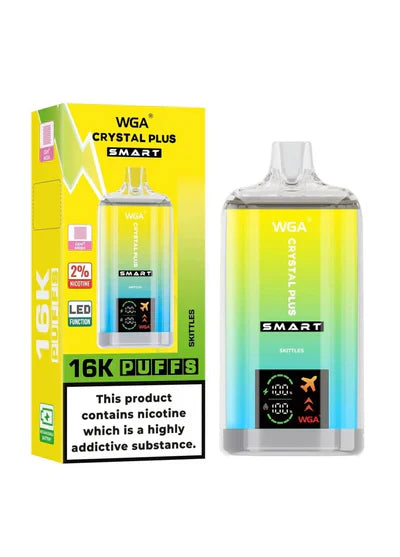 WGA Crystal Plus Smart 16000+ Puffs Vape Kit - Box of 10