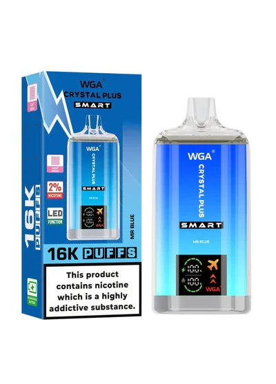 WGA Crystal Plus Smart 16000+ Puffs Vape Kit - Box of 10