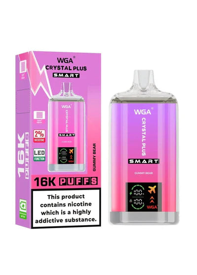 WGA Crystal Plus Smart 16000+ Puffs Vape Kit - Box of 10